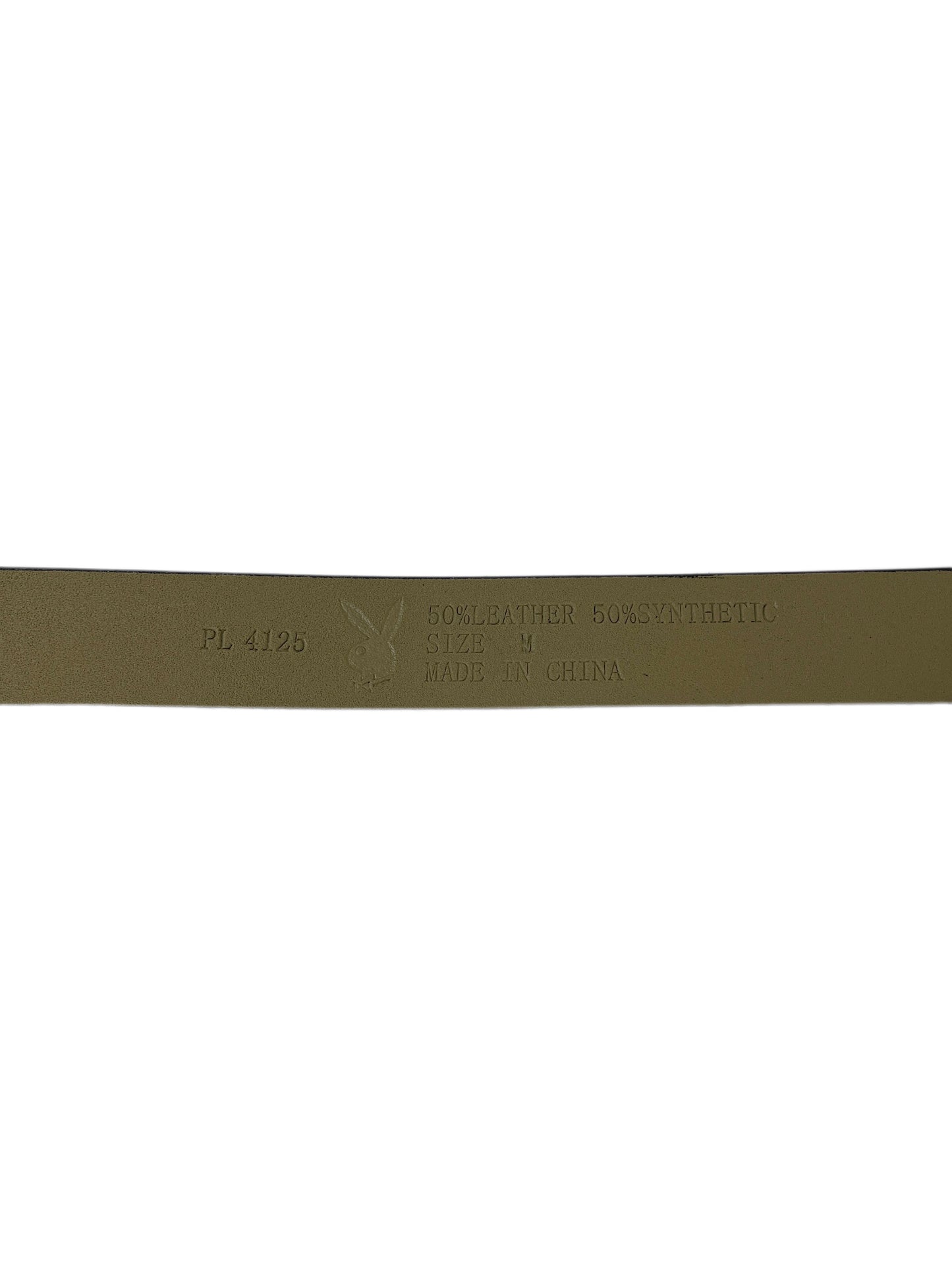 Y2k Playboy Belt Black 2004