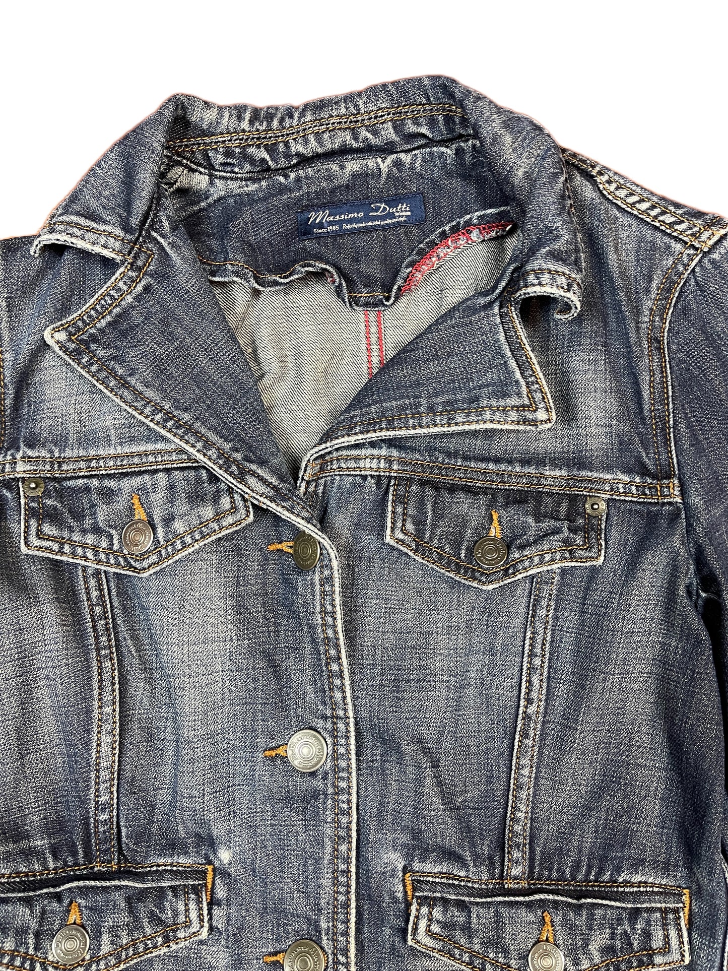 Y2k Massimo Dutti Denim Jacket Blue - M
