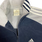 Vintage Adidas 2003 Velur Sport Jacket Navy Gray - S