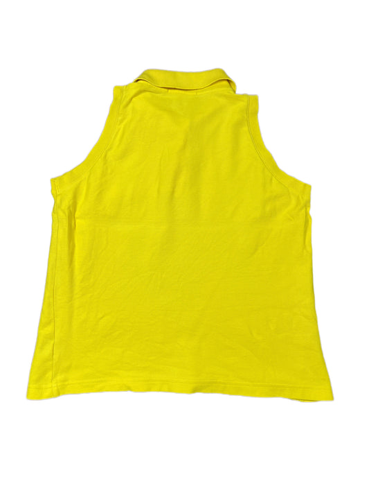 Vintage Fila Sleeveless Top Yellow - XL