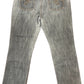 Escada Sport Denim Pants Gray Cotton Blend XXL