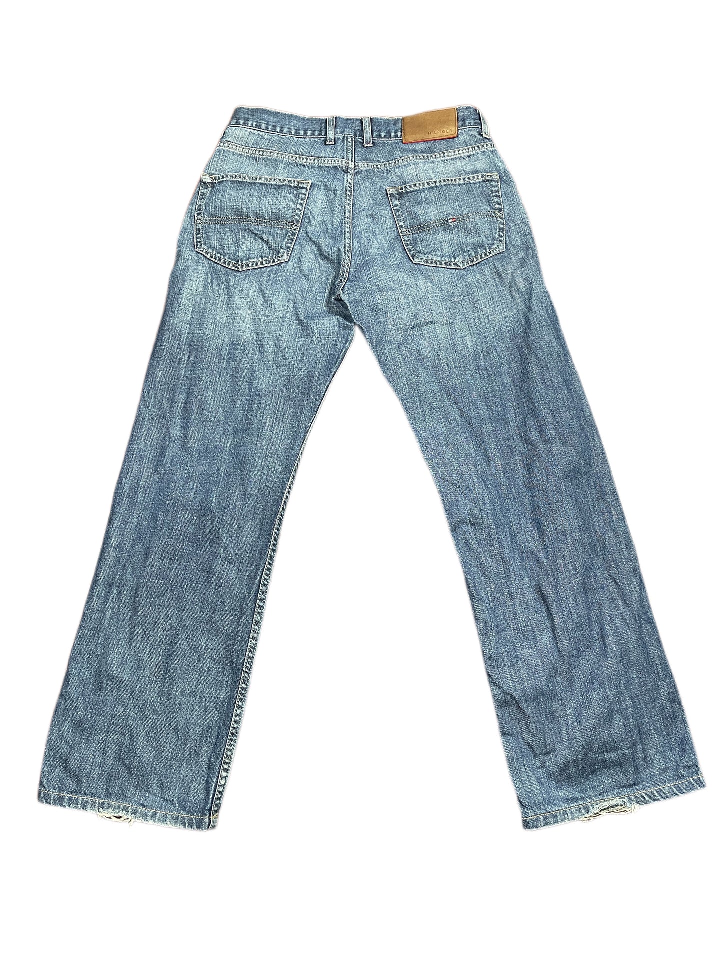 Y2k Tommy Hilfiger Boot Cut Denim Pants Blue M/L