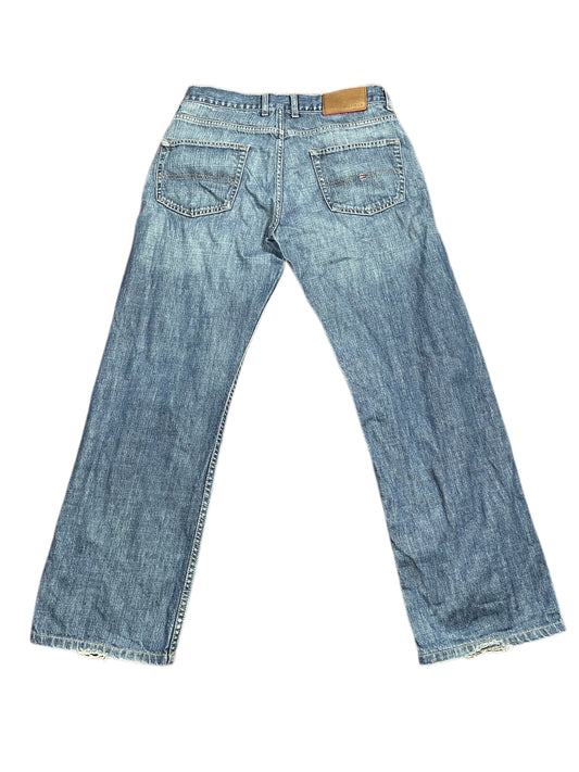 Y2k Tommy Hilfiger Boot Cut Denim Pants Blue M/L
