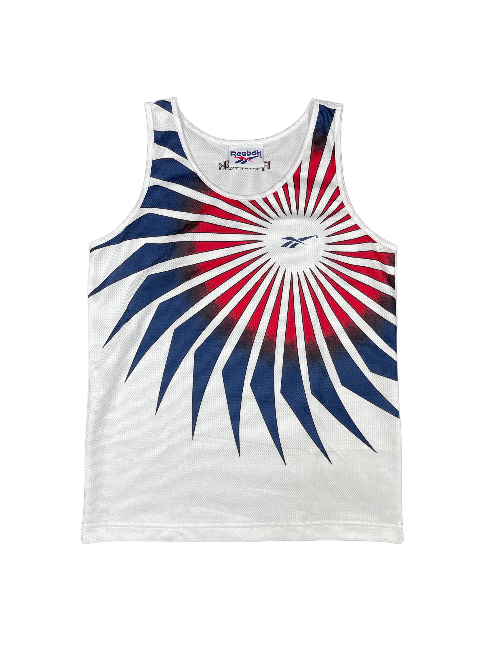 Vintage Reebok Sport Tank Top White - S