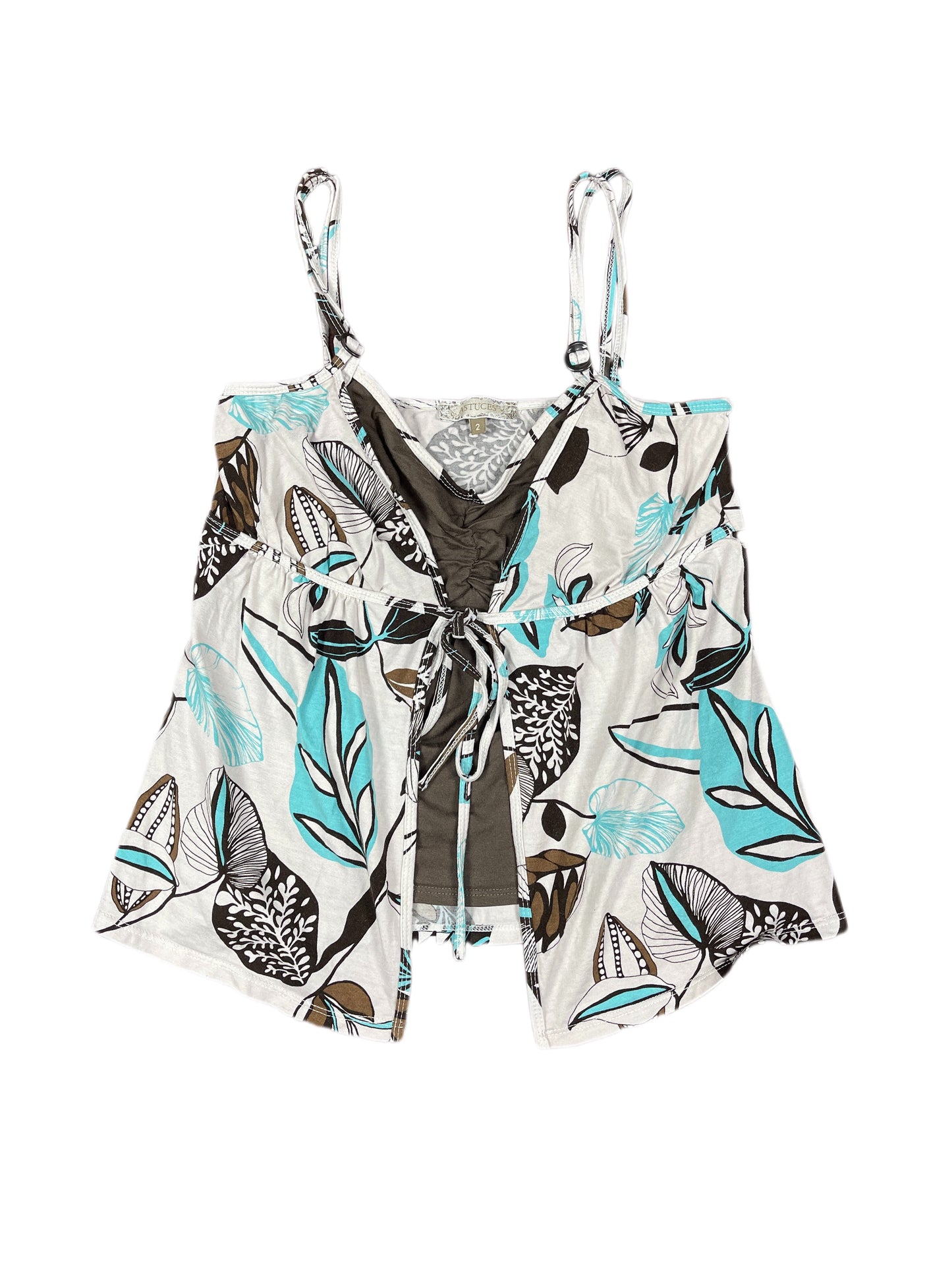 Y2k Astuces Sleeveless Top White - L