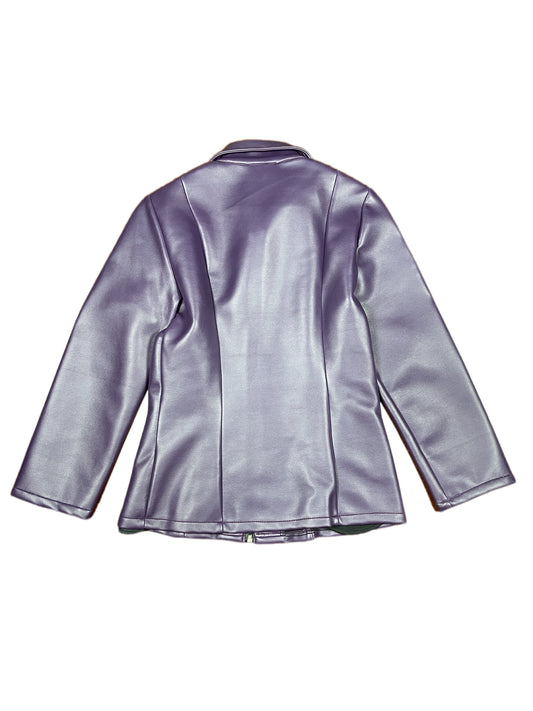 Y2k PVC Jacket Purple - M
