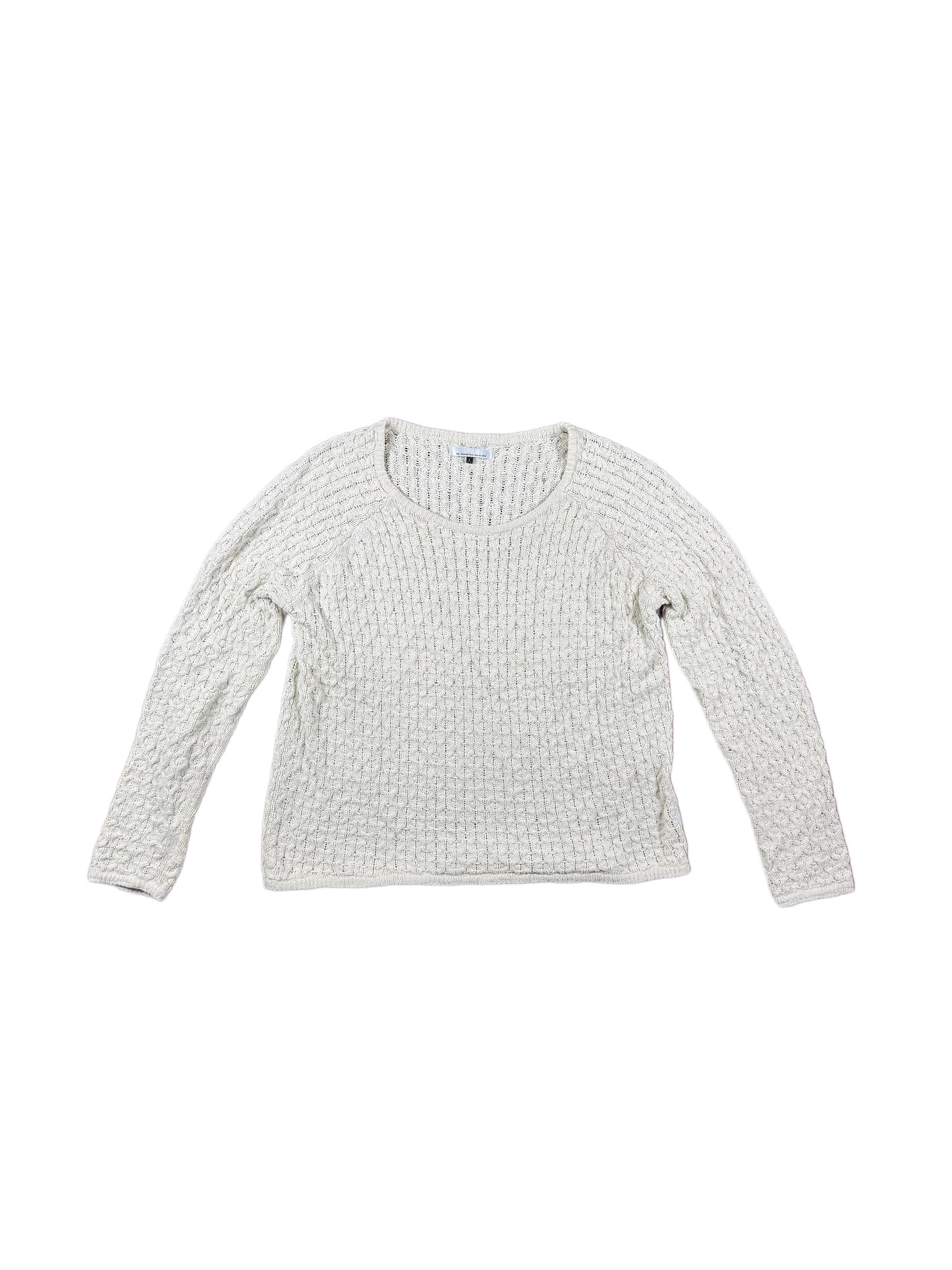 Y2k Only Knit Sweatshirt Cream - L