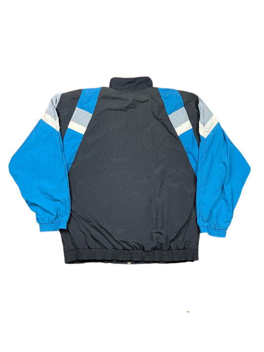 Vintage Adidas 1990s Sport Jacket Black Blue - XXL