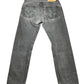 Vintage Levi's 501 Denim Pants Gray - M