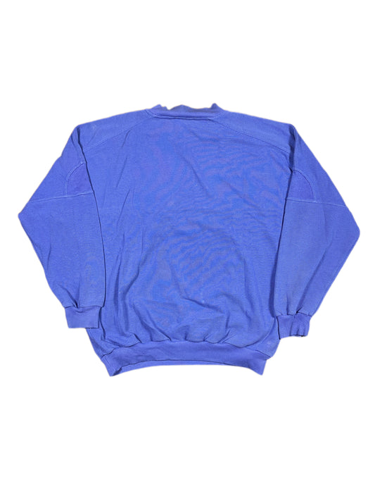 VIntage Adidas 1990s Sweatshirt Purple Blue - M