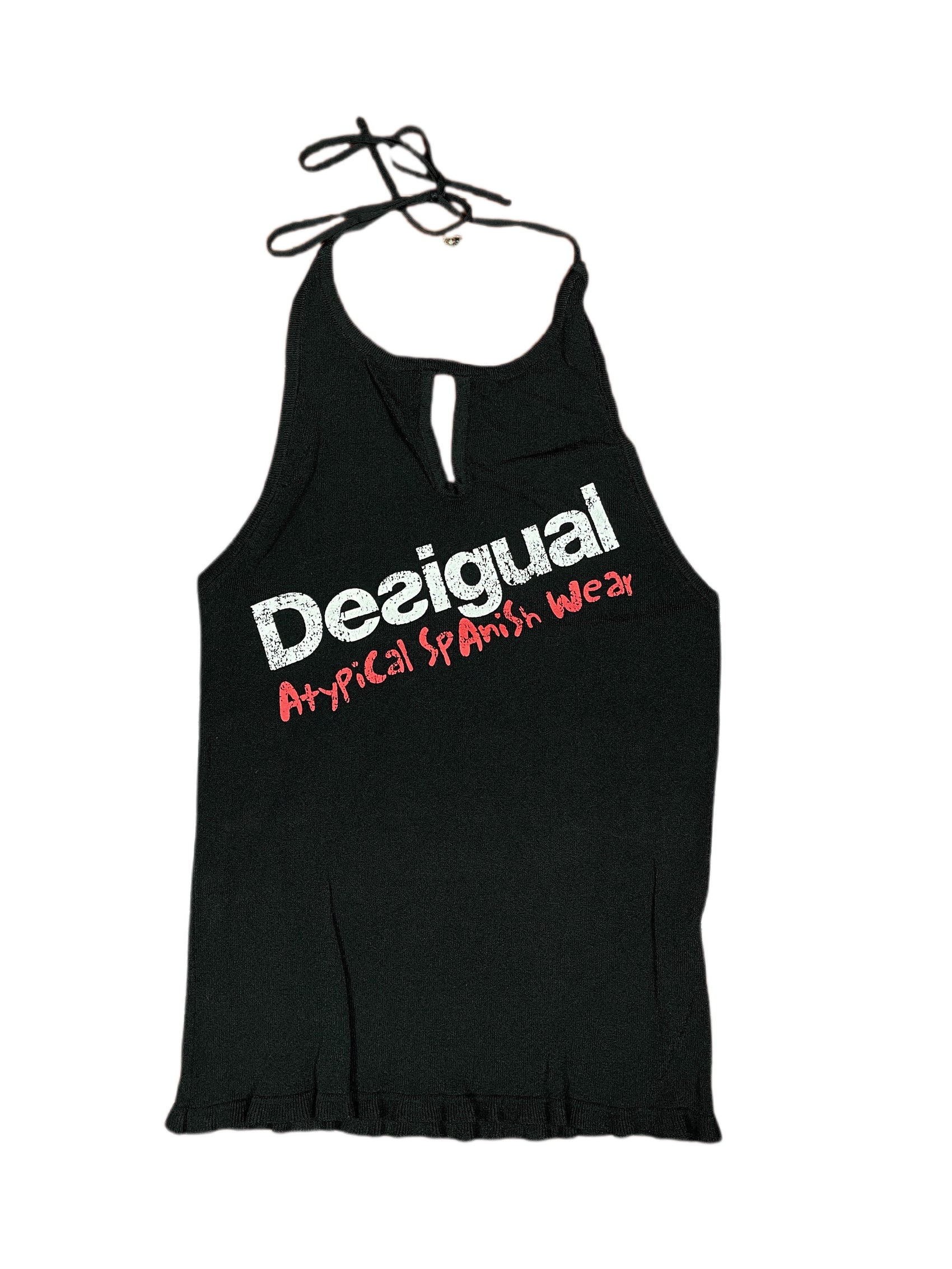 Desigual Sleeveless Top Black - L