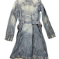 Y2k Miss Sixty Denim Long Sleeve Dress S