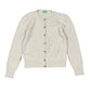 Benetton Knitted Wool Cardigan Cream - L