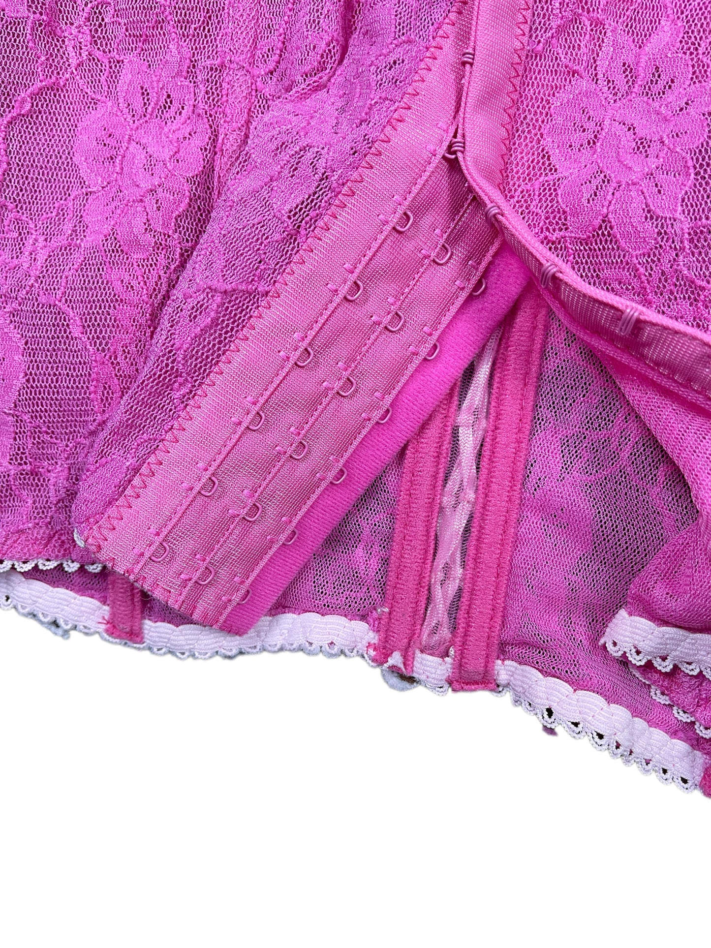 Y2k Corset Pink Sleeveless Top - S