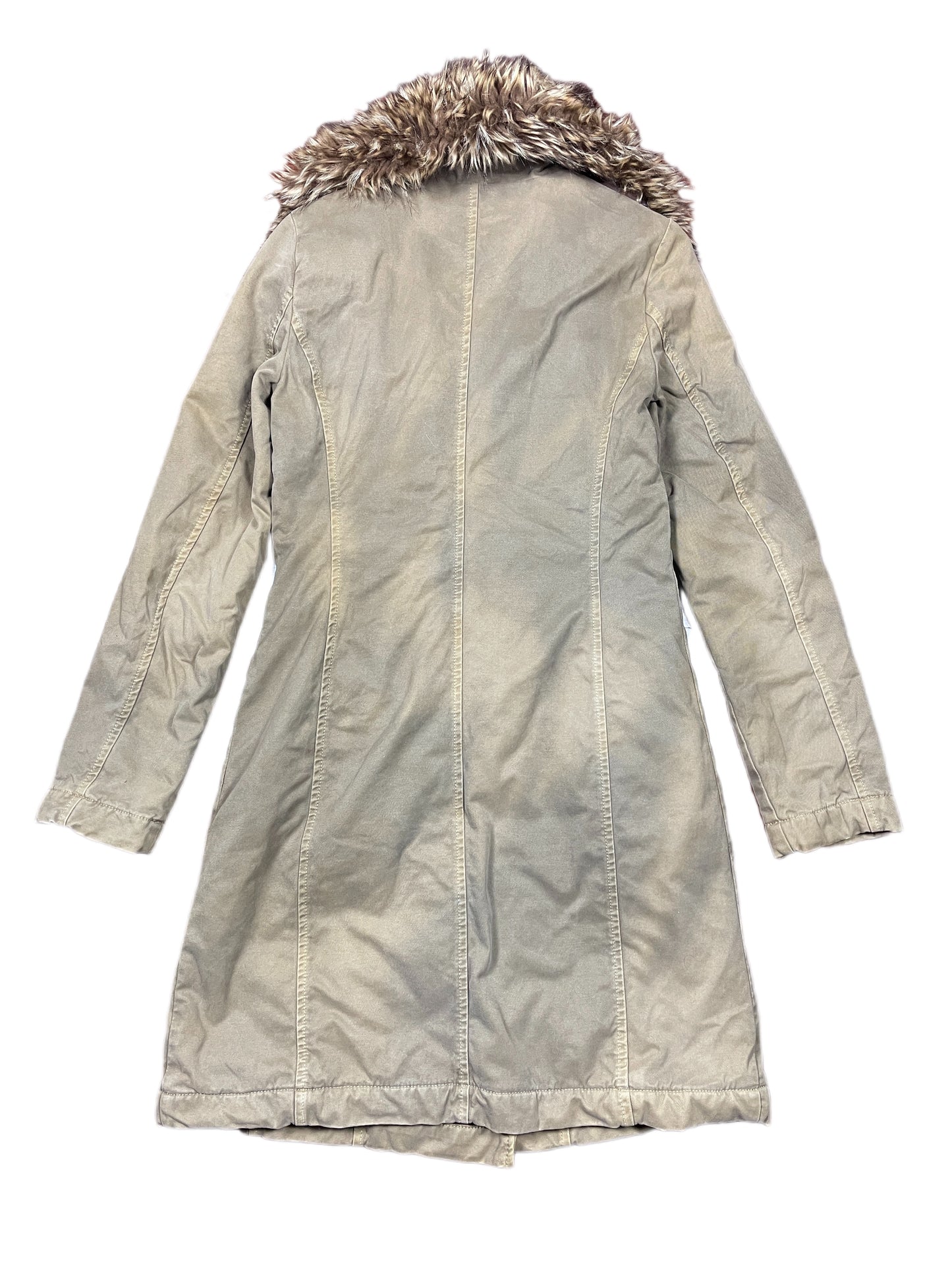 Y2k Benetton Coat Brown - XL