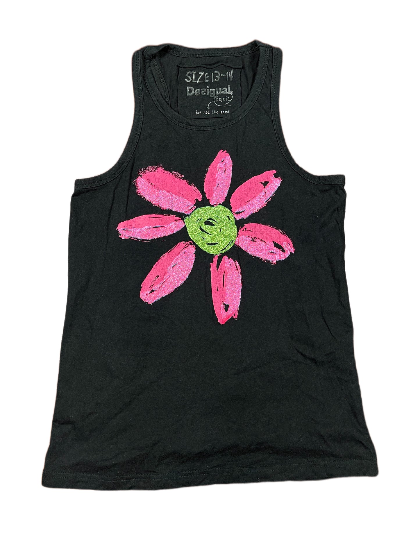 Y2k Desigual Sleeveless Top Black - XS