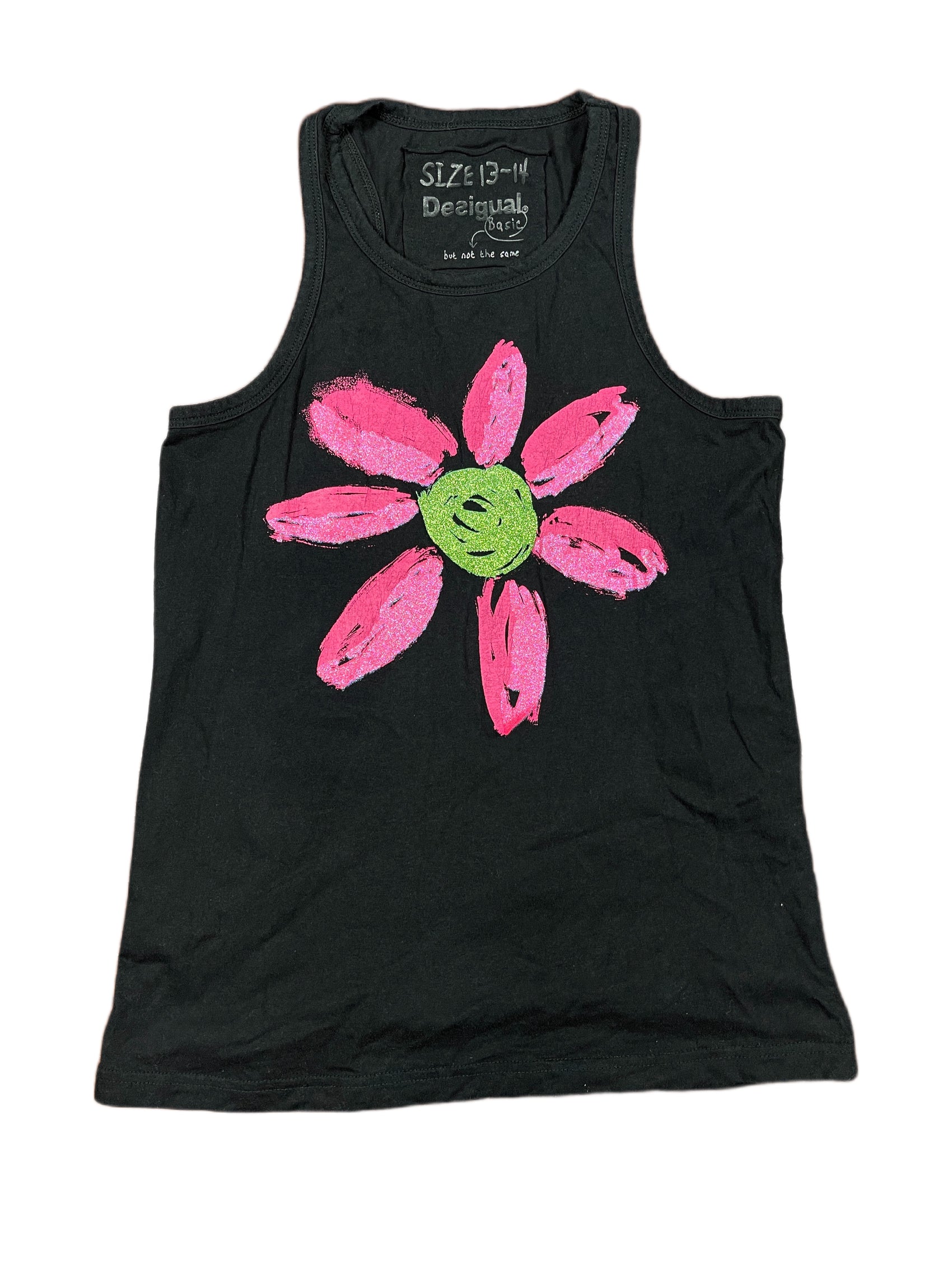 Y2k Desigual Sleeveless Top Black - XS