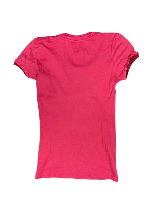 Y2k Esprit Short Sleeve Top Pink - S