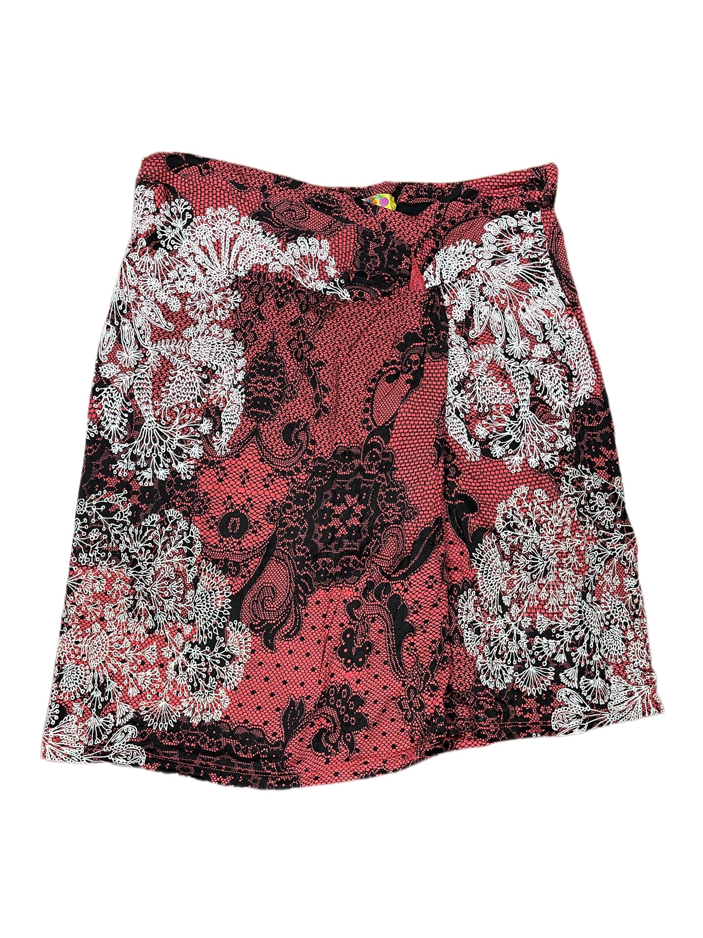 Y2k Desigual Skirt Red - L