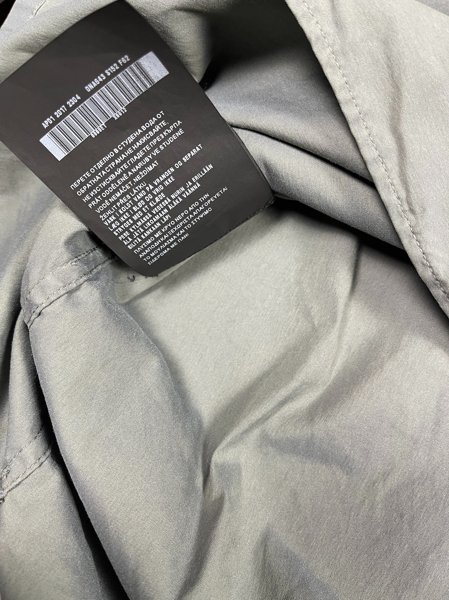 Ultra Rare Fondazione Prada 2017 Long Sleeve Shirt Gray - L