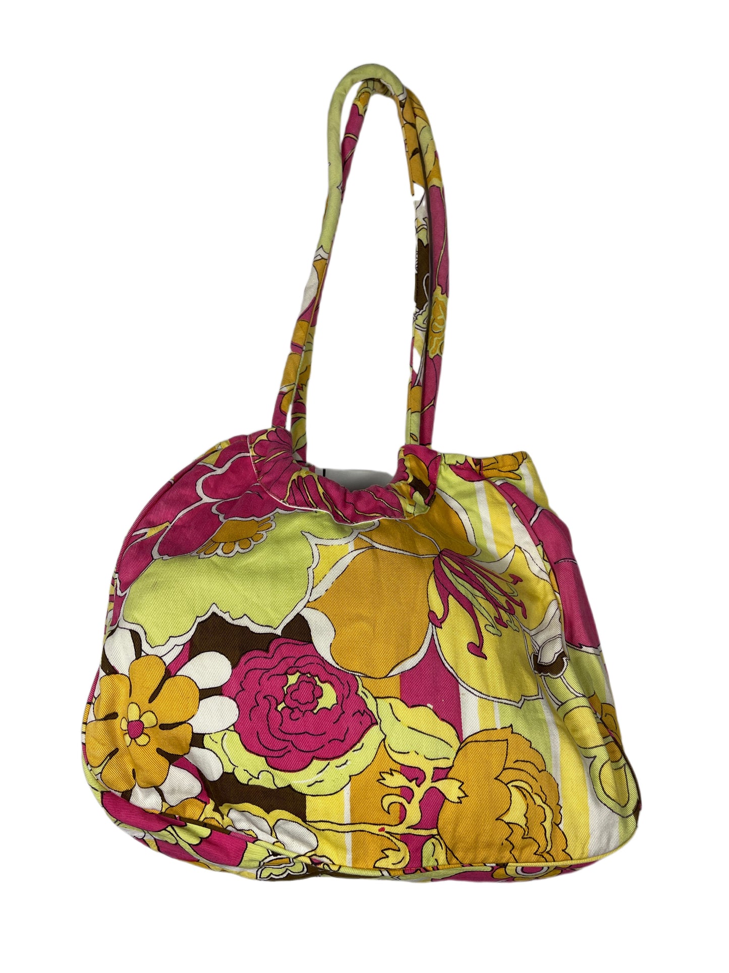 Y2k Cotton Shoulder Bag Multicolor