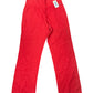 Y2k Onyx Deadstock Bootcut Linen Pants Red - XL
