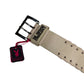 Y2k Playboy Belt Cream Pink 2004