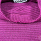 Vintage Carlo Colucci 1980s Knitted Sweatshirt Purple XXL