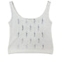 Vintage Knitted Sleeveless Top White - S/M