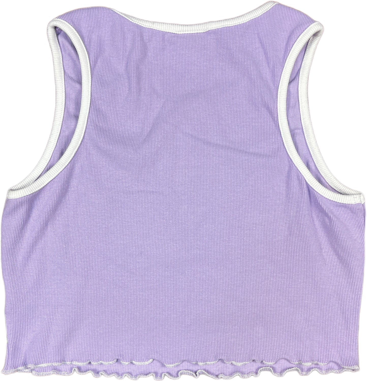 Von Dutch Sleeveless Top Purple Cotton Blend XL