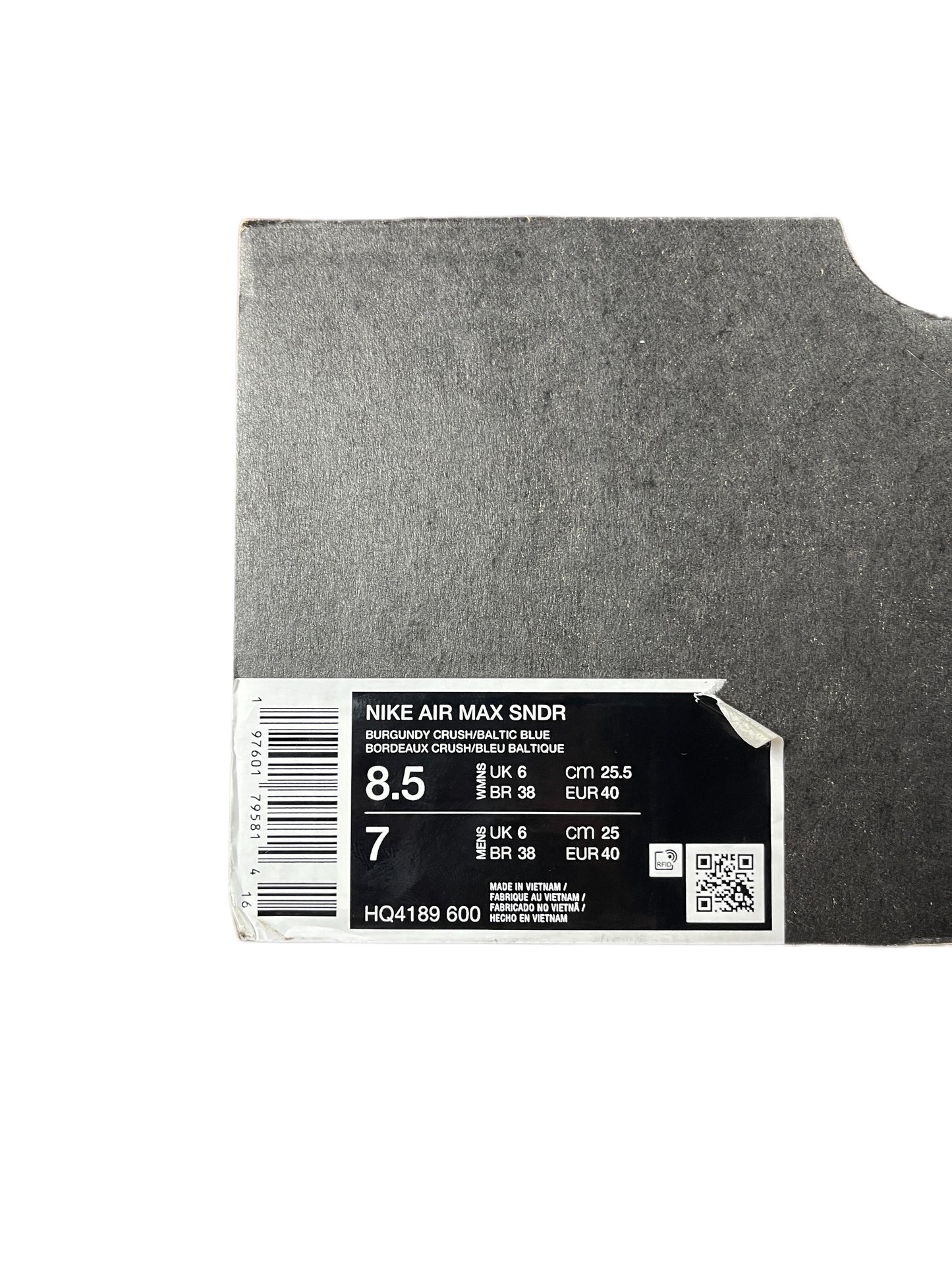 Nike Air Max Sndr Burgundy Crush Baltic Blue - 40