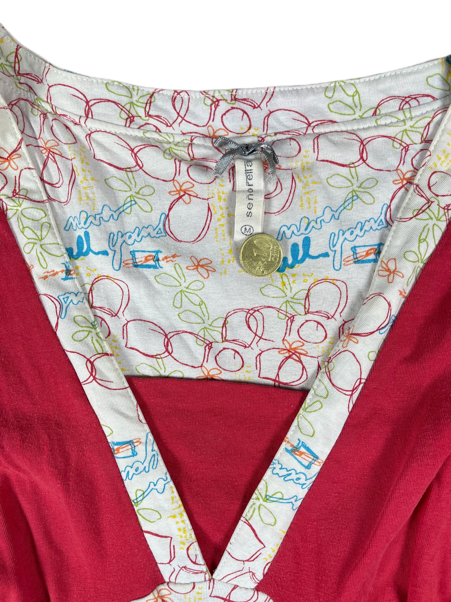 Y2k Senorella Sleeveless Dress Red - M