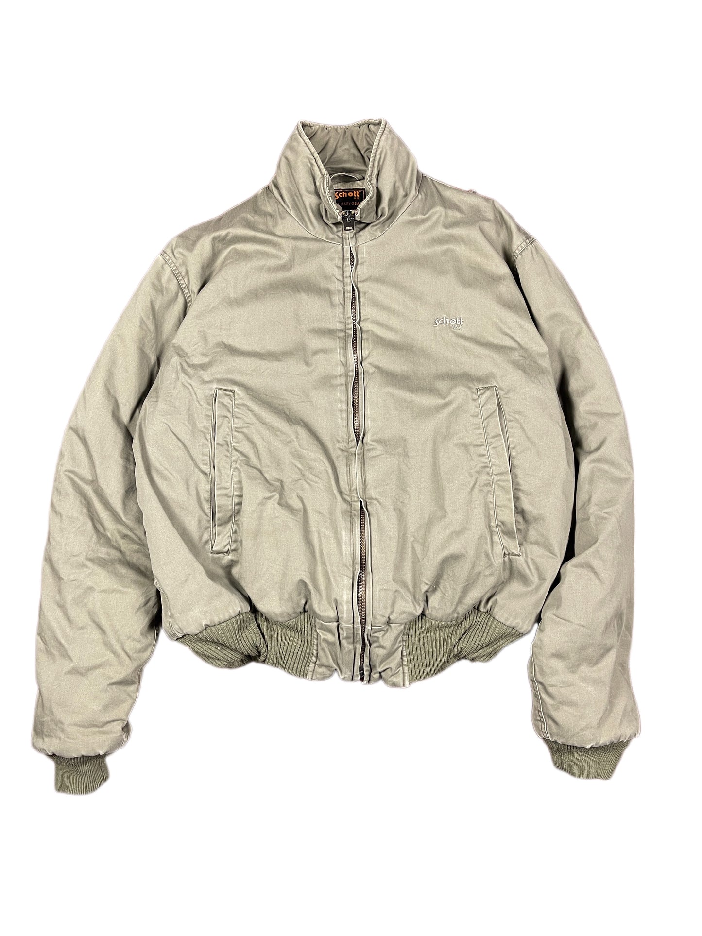 Vintage Schott Bomber Jacket Gray - L