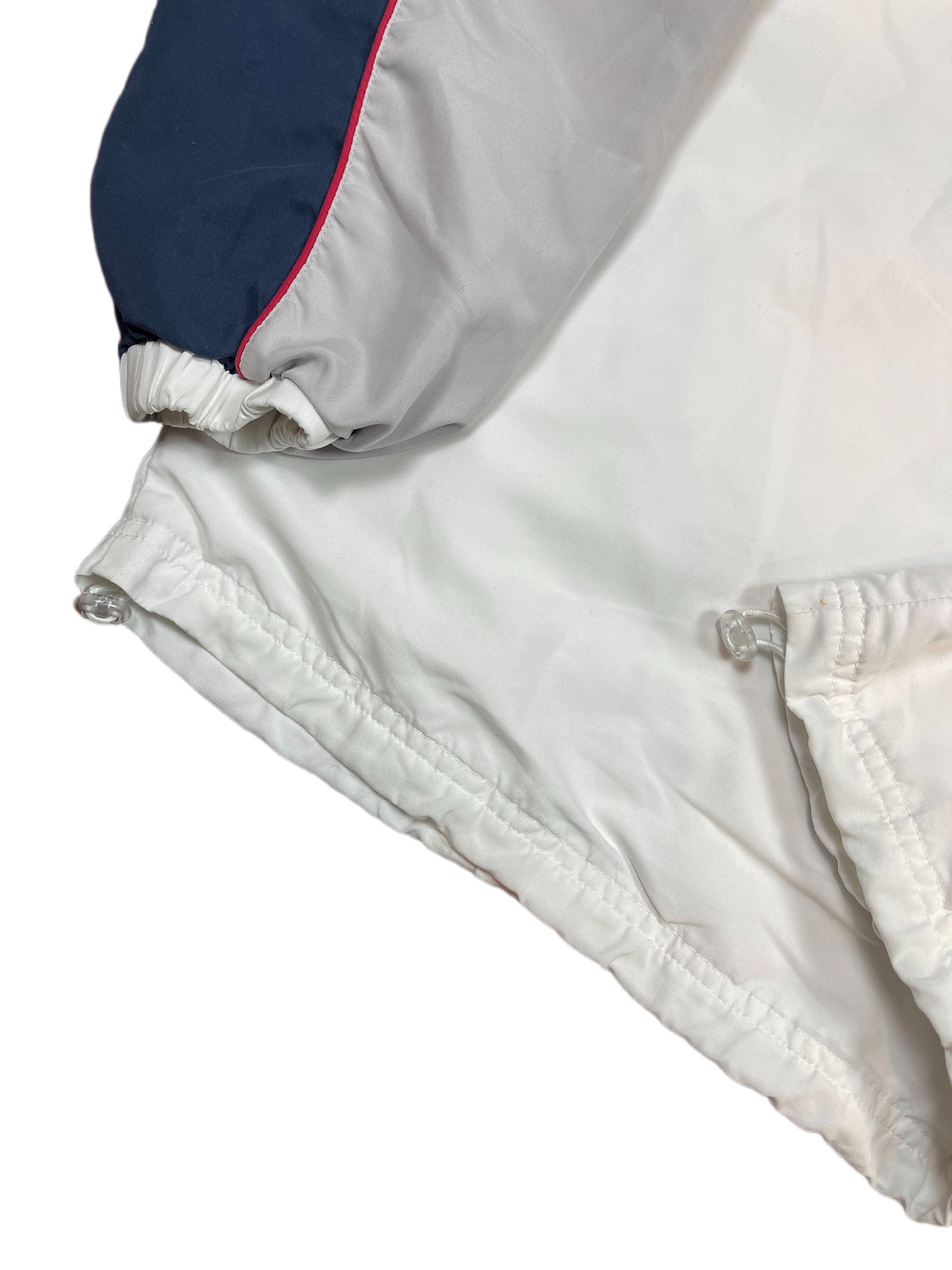 Y2k Reebok Sport Jacket Gray White - XL