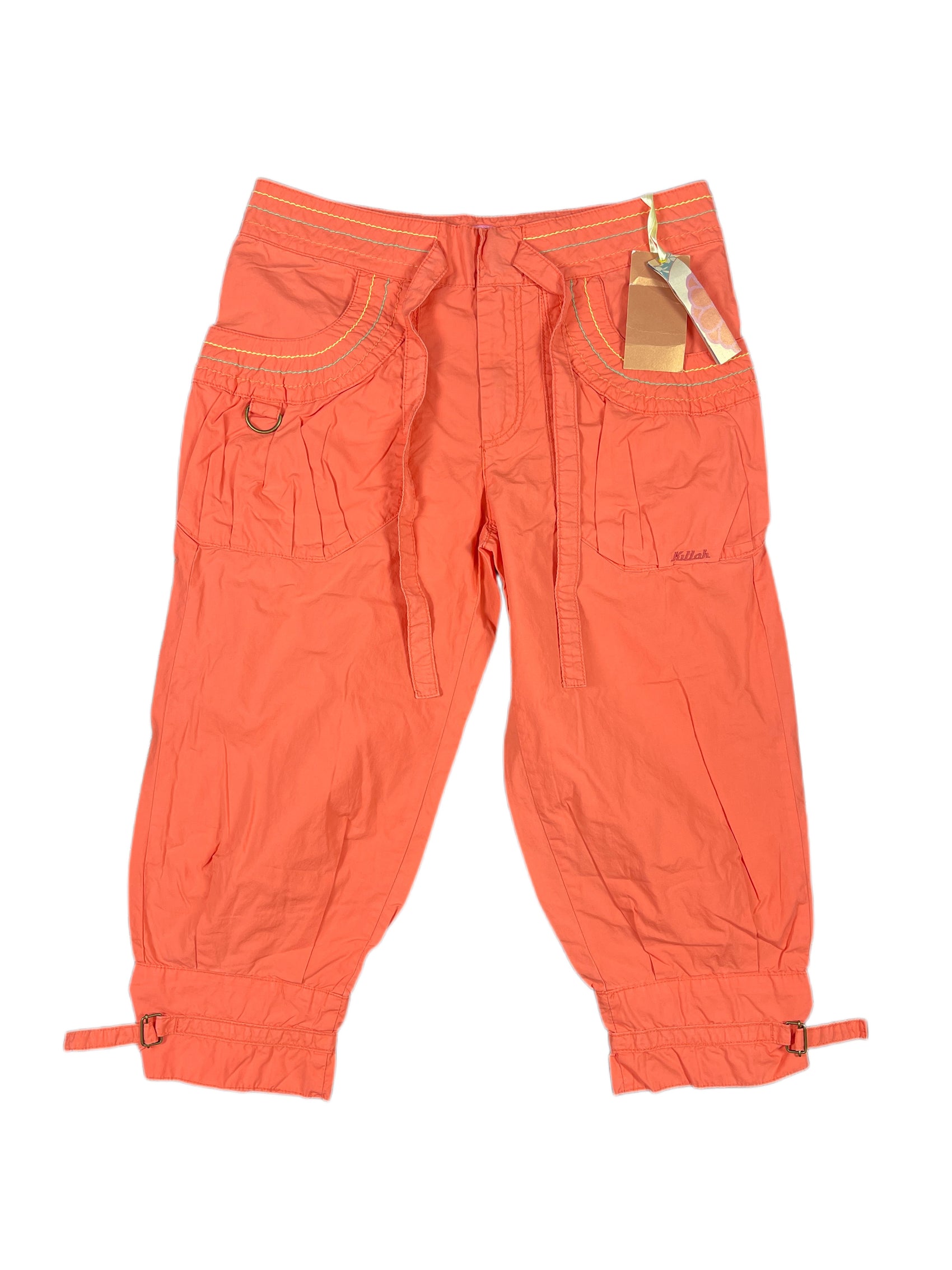 Y2k Killah Deadstock Capri Pants Coral - S
