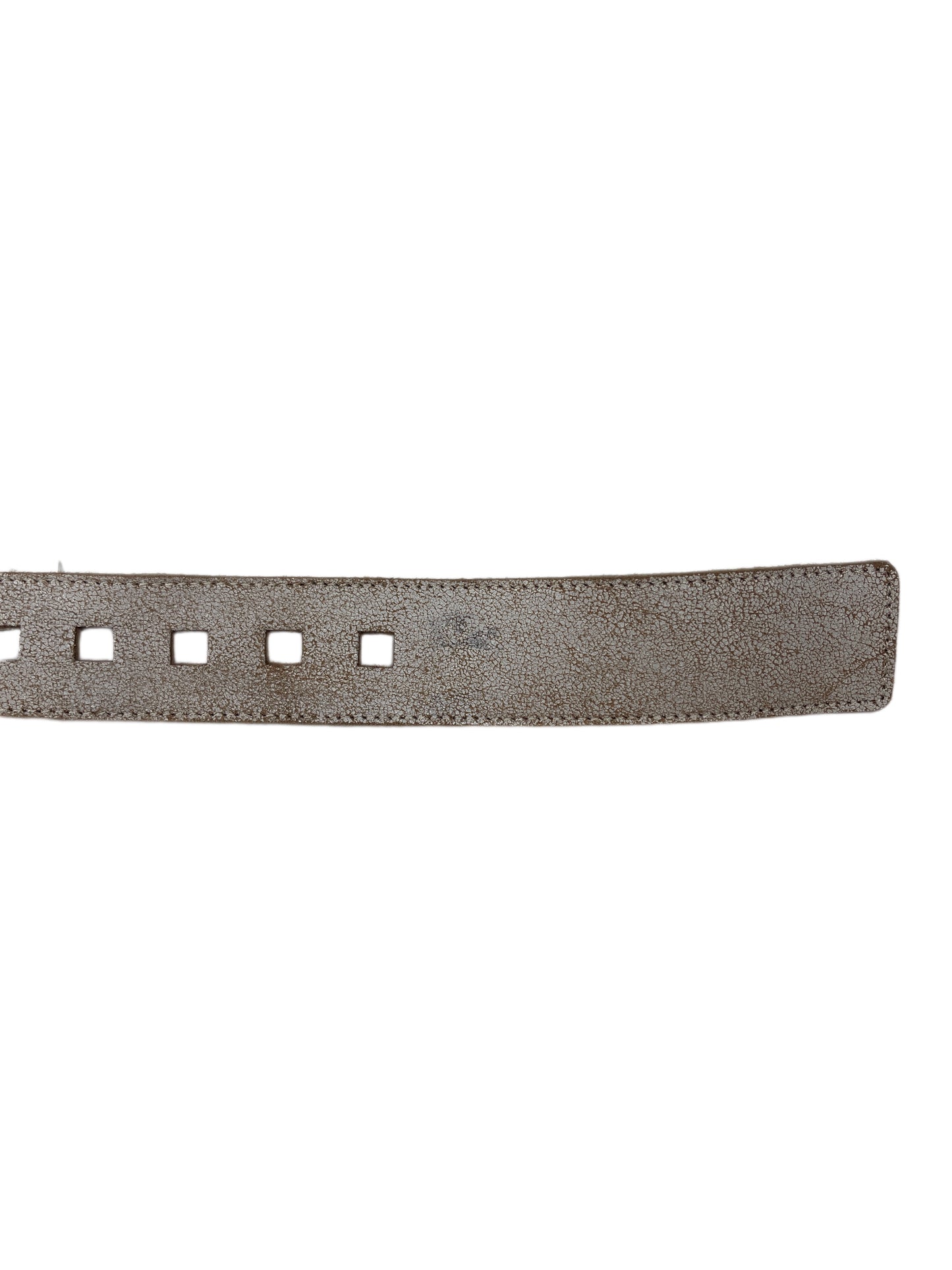 Y2k Playboy Leather Belt Cream 2004