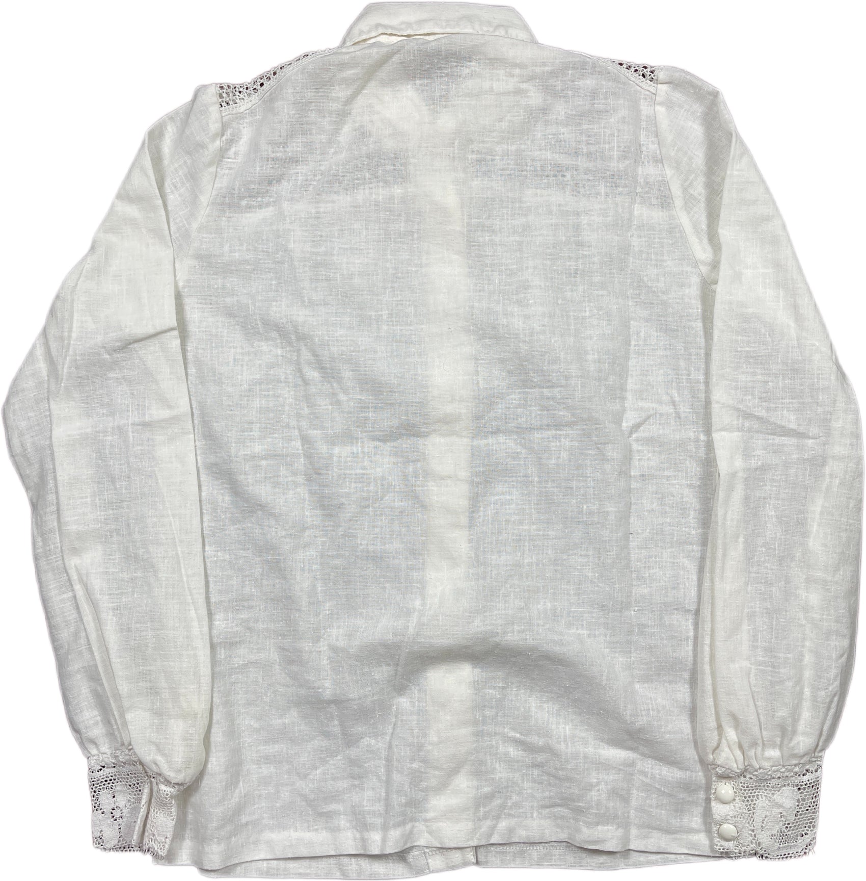 Vintage Sommermann Longsleeve Shirt White Cotton Blend S