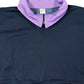 VIntage Sport Half Zip Jacket Navy Purple - XXL