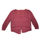 Vintage Knitted Long Sleeve Cardigan Red - L/XL