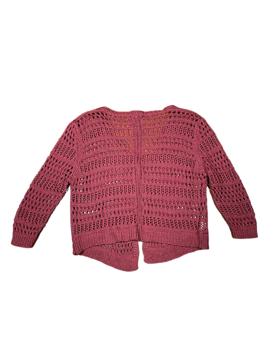 Vintage Knitted Long Sleeve Cardigan Red - L/XL