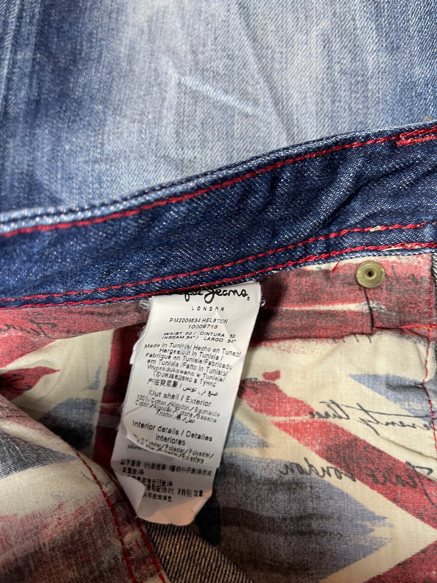 Y2k Pepe Jeans Denim Pants Blue - S