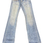 Y2k Dolce & Gabbana 2000s Bootcut Low Waist Denim Pants Blue - S/M