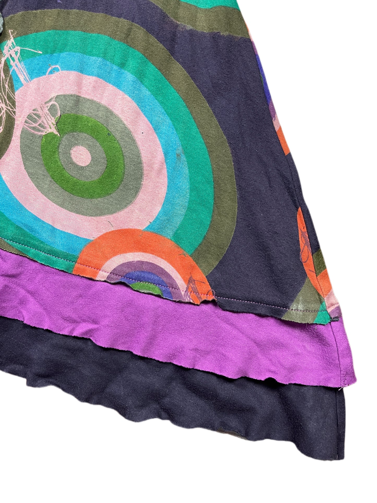 Y2k Desigual Long Sleeve Dress Multicolor - XS