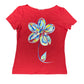 Y2k Carvielle Short Sleeve Top Red - M