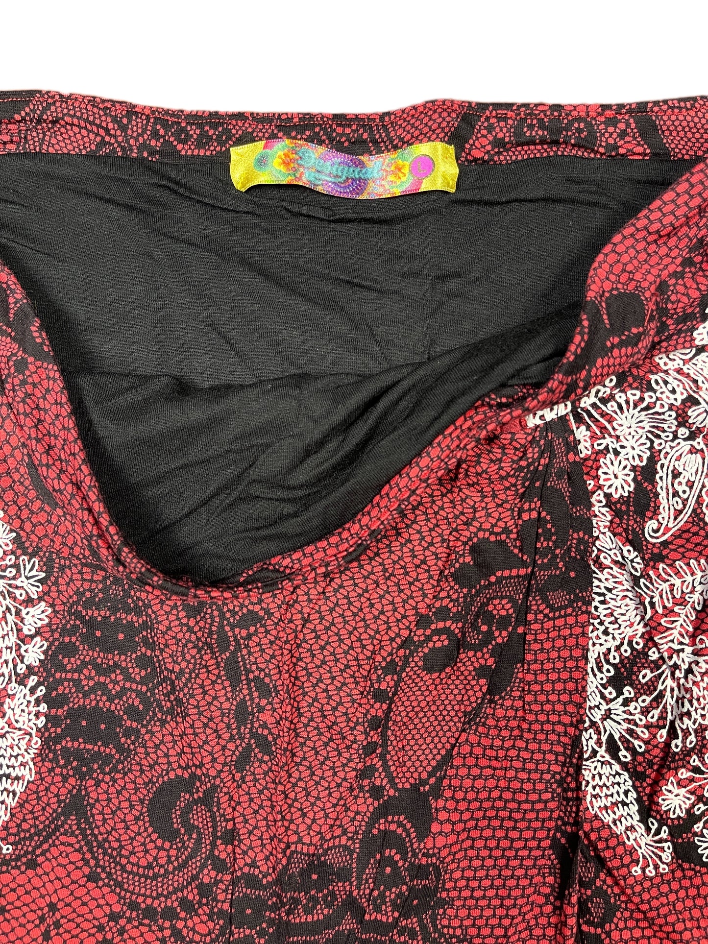 Y2k Desigual Skirt Red - L