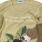 Vintage Iceberg 1990 Mogli & Balu Knitted Sweatshirt Rare The Jungle Book Yellow XXL