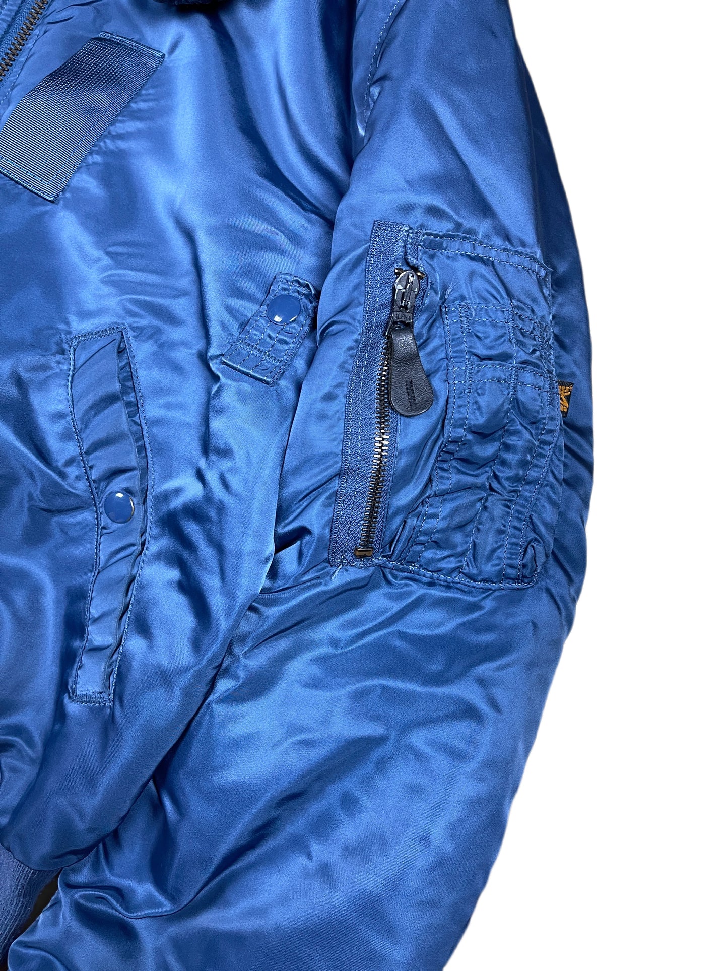 Vintage Alpha Industries Bomber Jacket Navy - L