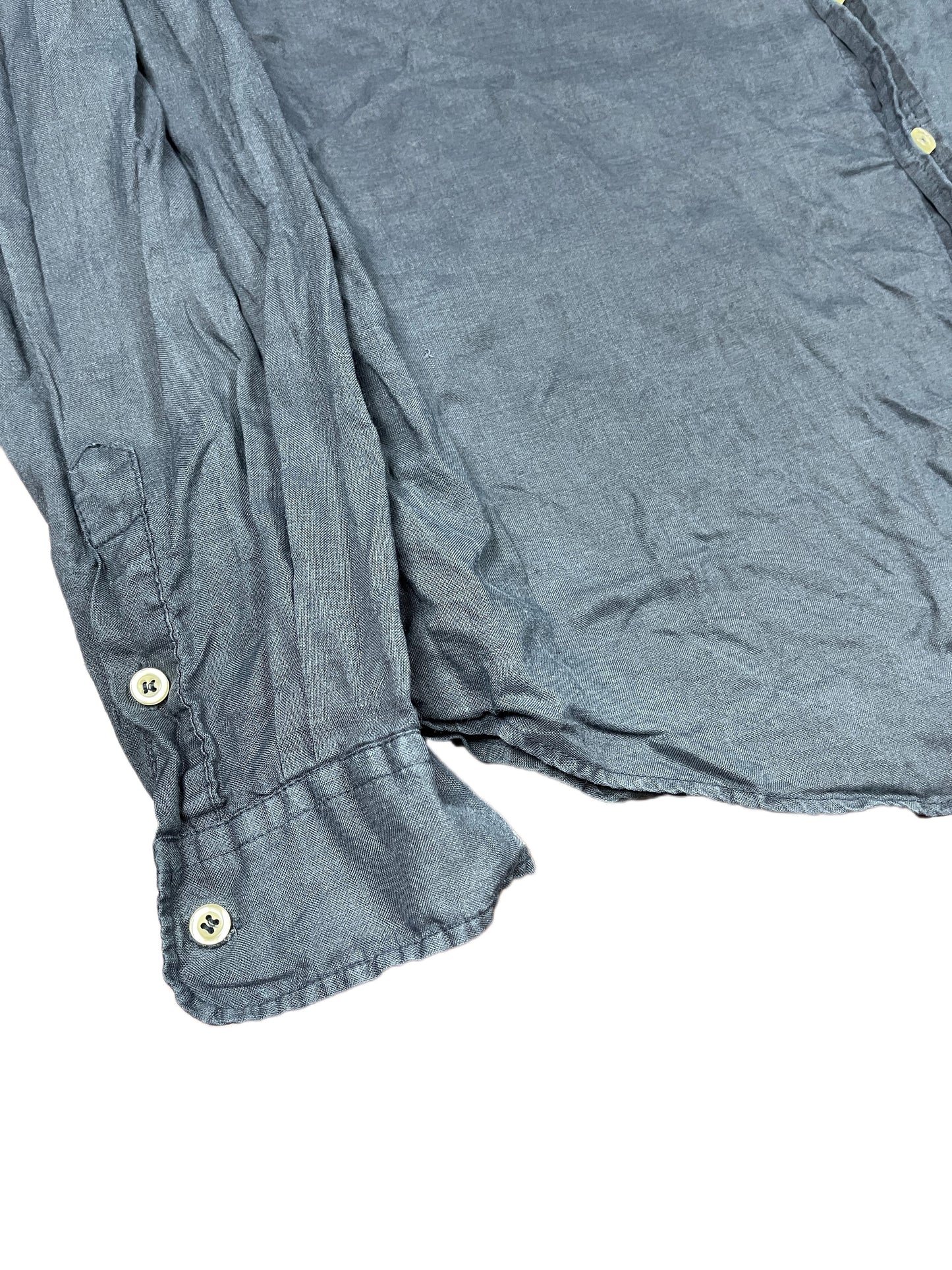 Vintage Long Sleeve Shirt Gray - L