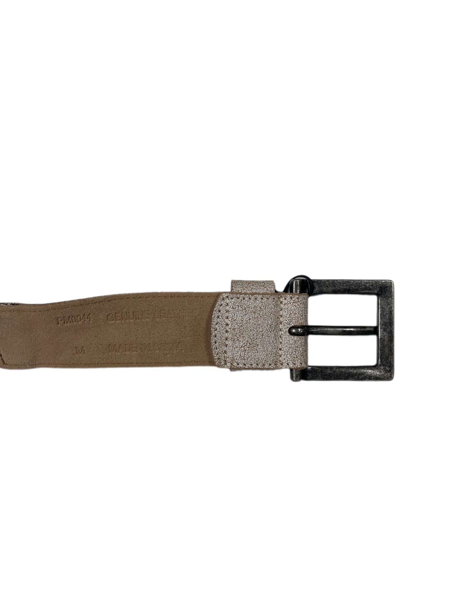 Y2k Playboy Leather Belt Cream 2004
