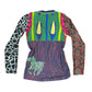Y2k Long Sleeve Top Multicolor - S/M